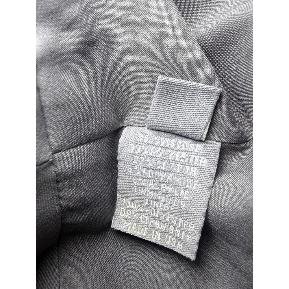 Silver Metallic Sparkle Fit & Flare Midi Dress Size 14 Cocktail Party Holiday - Picture 10 of 10